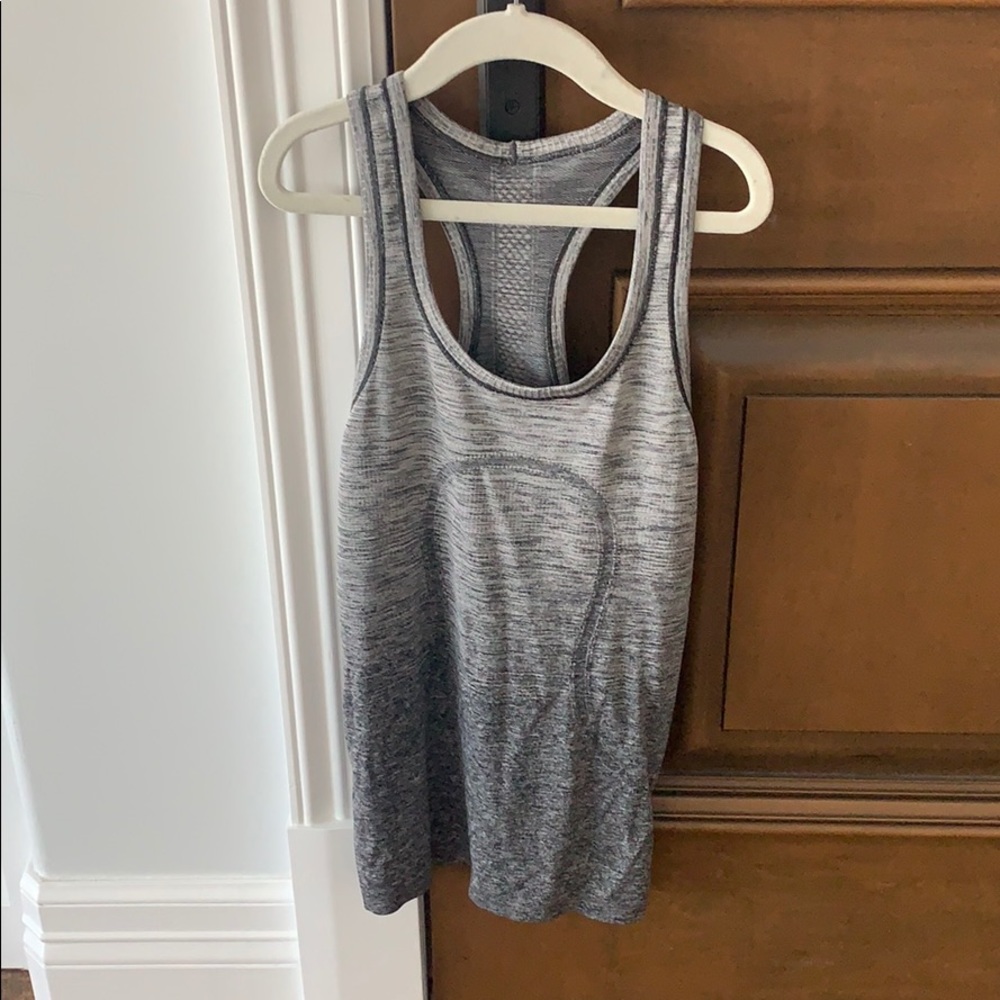 Lululemon Grey Swiftly Tech Racerback Tank Top